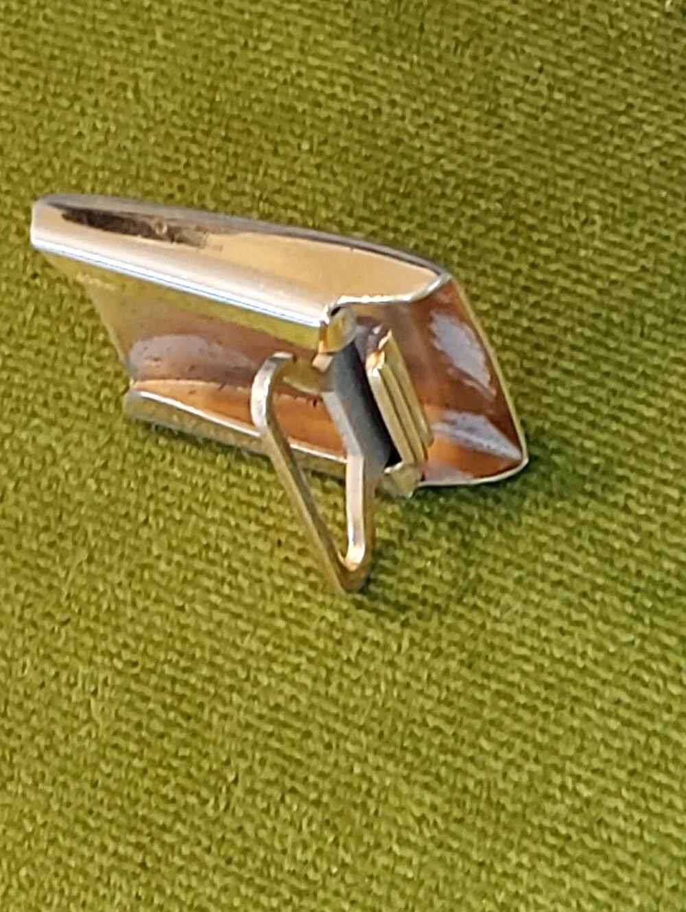 Vintage MACO 1/20 12K Gold Filled Engraved Belt Buckle, 1.75